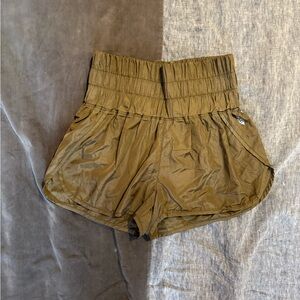 FP Olive Women's Athletic Shorts